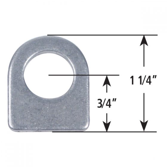 Brake Line Clamp Clamp 3/16 Performance Motorsports