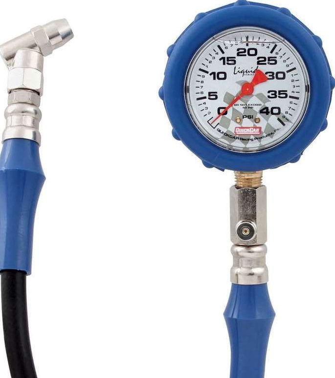 QuickCar 56041 Tire Gauge 040 PSI Liquid Filled Performance Motorsports