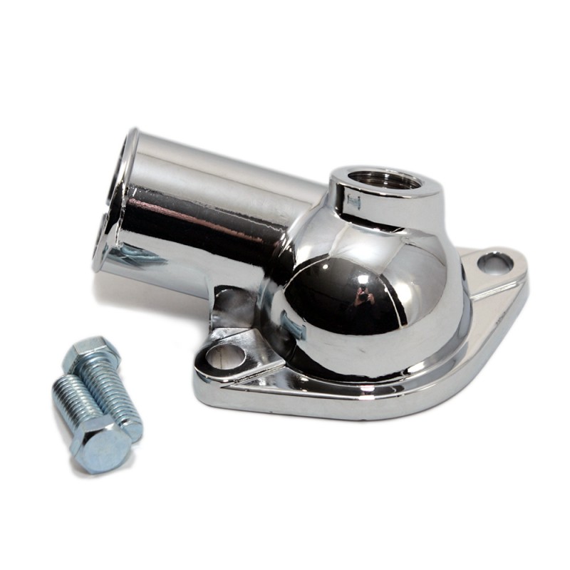 Thermostat Housing SBC/BBC 45 Degree Swivel Neck Performance Motorsports