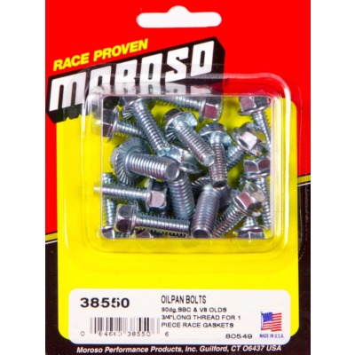 Moroso SBC Oil Pan Bolt Kit Moroso SBC Oil Pan Bolt Kit