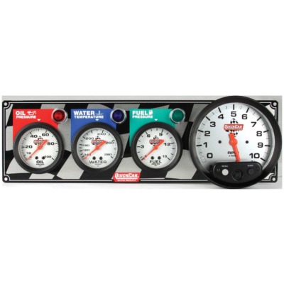QuickCar 3 Gauge Panel OP/WT/FP