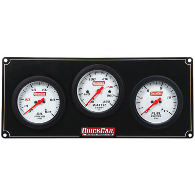 QuickCar 5 Gauge Extreme Panel OP/WT/OT/FP/WP