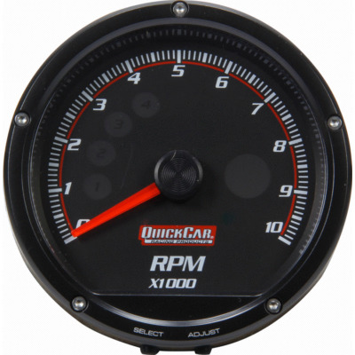 QuickCar Redline Multi-Recall Tach Black QuickCar Redline Multi-Recall Tach Black